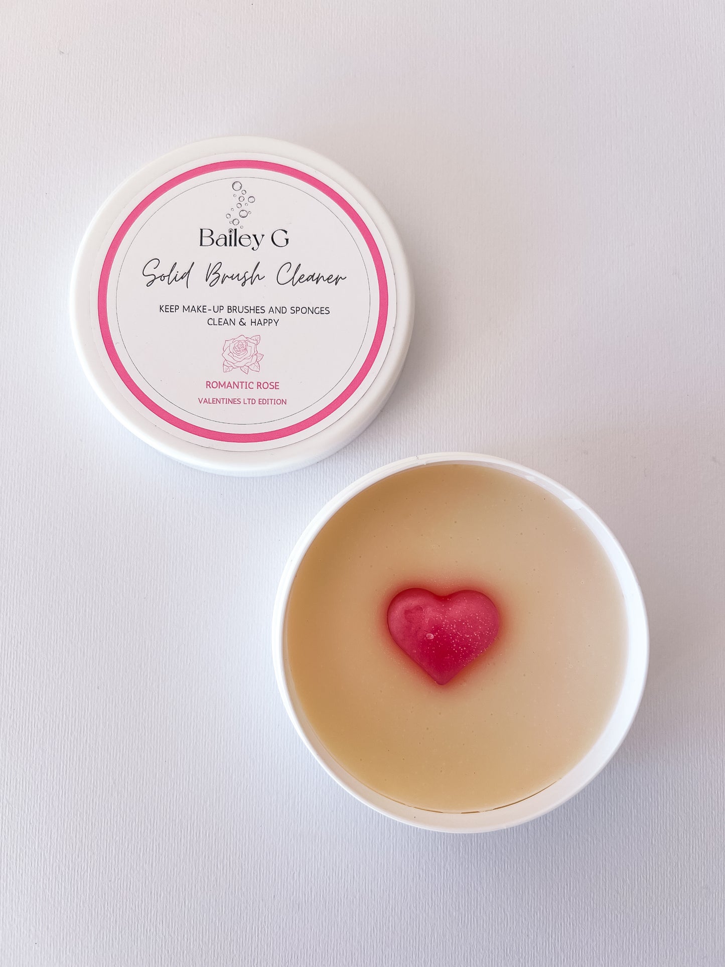 Solid Make-up Brush Cleaner: Romantic Rose Limited Edition