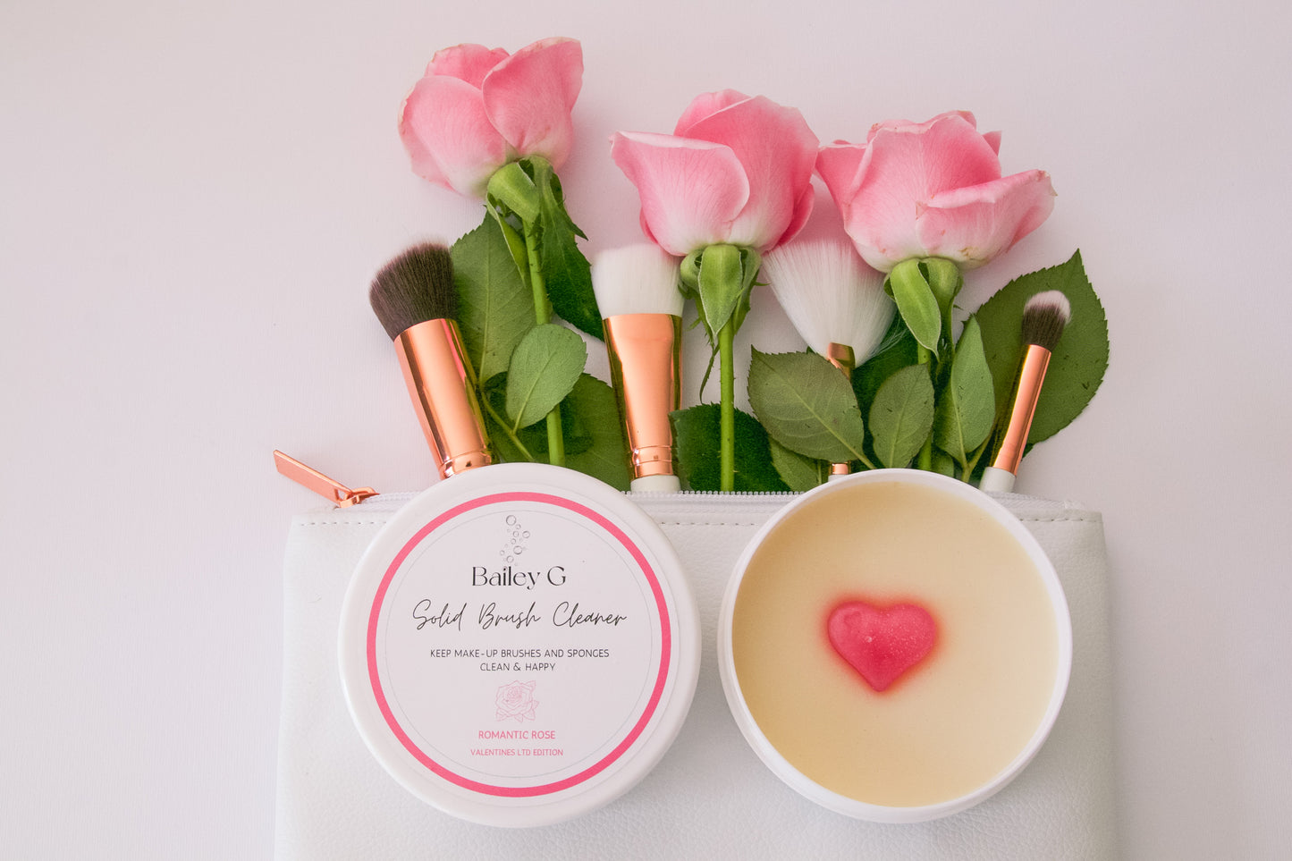 Solid Make-up Brush Cleaner: Romantic Rose Limited Edition